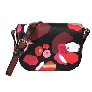Kate Spade Carson Laurel Way Lilah Sm Crossbody Handbag Purse Bag Black Red Pink